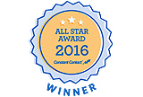 Prince August wins the all star award from Constant Contact 2016