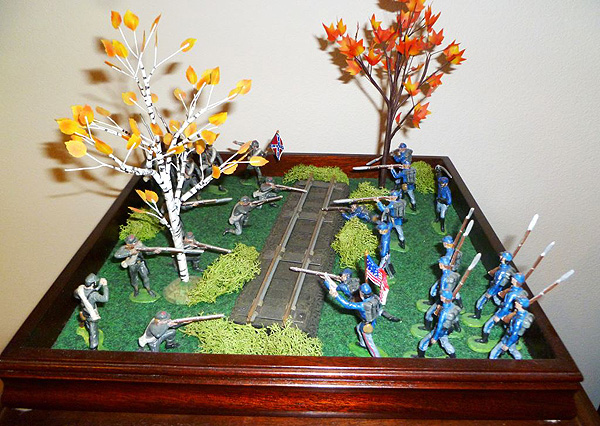 American Civil War Diorama made by Mike Leahy