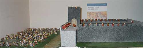 Hadrian's Wall Diorama
 castle