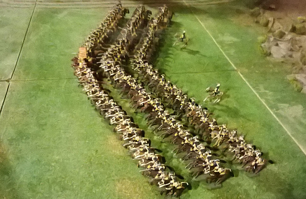 One Skvadron Cavalry 125 men Attack! 8 Skvadroner = One Cavalry Regiment!