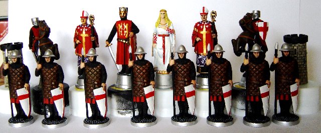 Craig Belon richard the lionheart chess set